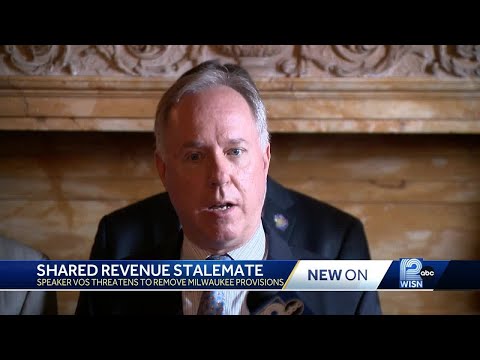 Speaker Vos threatens to remove Milwaukee provisions if shared revenue deal isn't reached this week