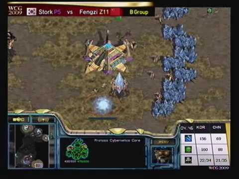2009 WCG Grand Final Second day:  StarCraft match: Stork vs Fengz