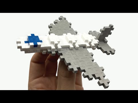 Plus-Plus Airplane instructions