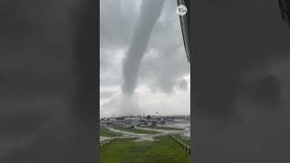 Tornado causes damage off Long Island, New York coast