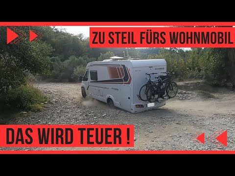 Disadvantages of a long semi-integrated motorhome - Womocrash