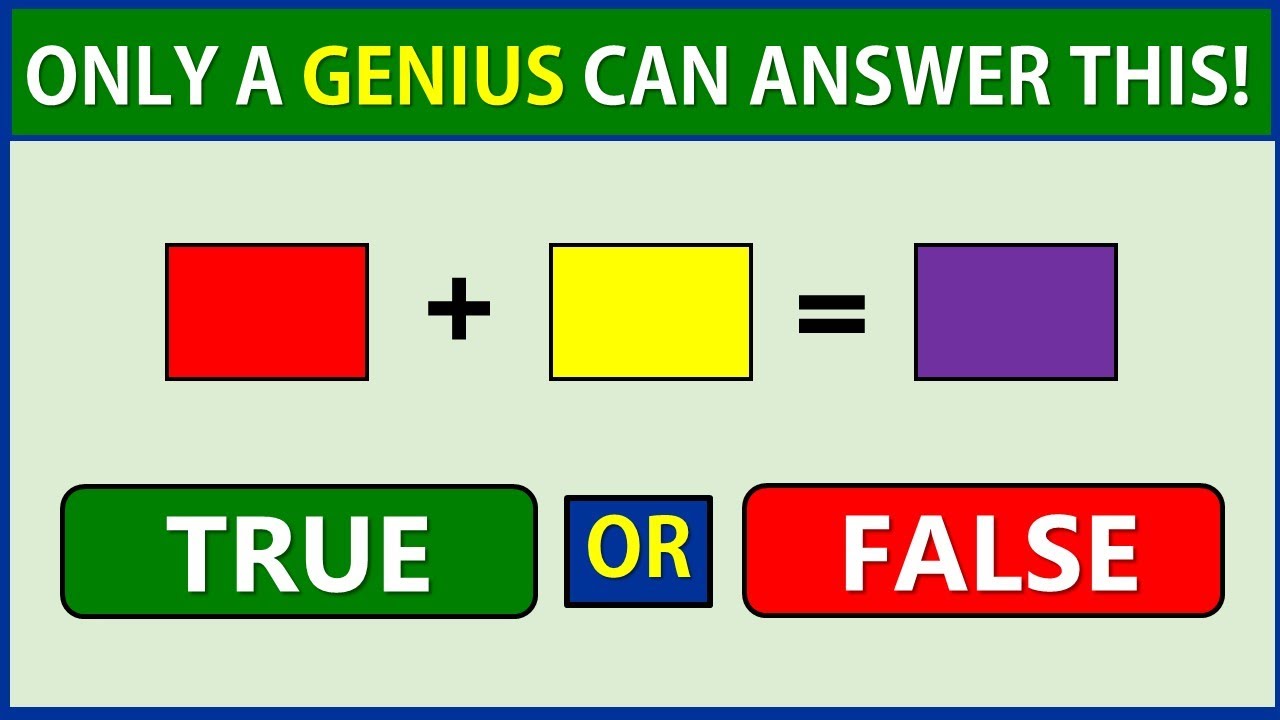 True or False Quiz | Test Your Knowledge with These 30 Surprising Facts! #challenge 10