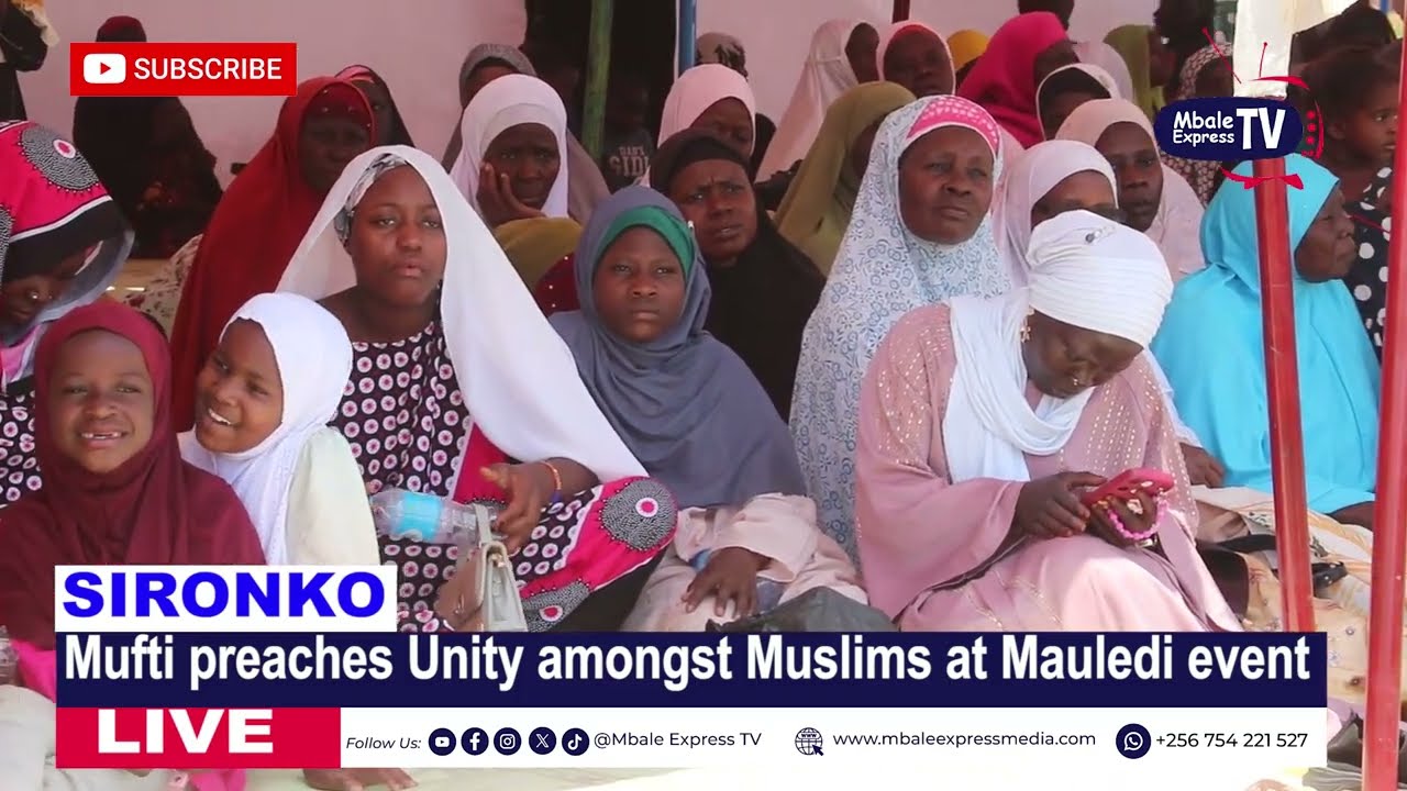 Mufti preaches unity as Sironko Muslims celebrate Mauledi