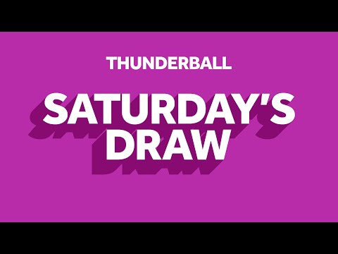 The National Lottery Thunderball draw results from Saturday 19 February 2022