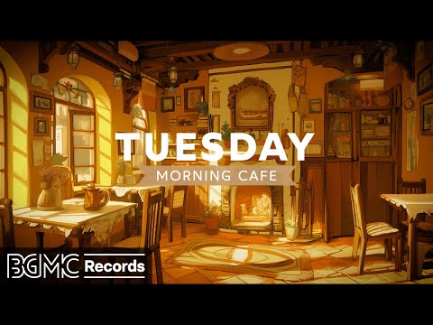 TUESDAY MORNING CAFE: Relaxing Jazz Instrumental Music LIVE 24/7 ☕ Cozy Coffee Shop Ambience