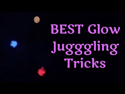 BEST Tricks for Glow-in-the-dark Juggling | Cool 3-Ball Juggling Tricks