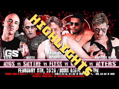 Randy Myers vs Steve Migs vs Danika D Rouge vs Jet Knight vs Dante Smythe HIGHLIGHTS | 5CC Wrestling
