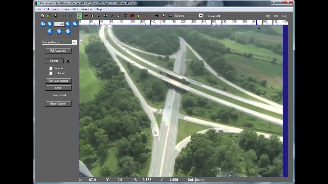 Find Bad Trackers by Working in the Dark in SynthEyes Boris FX