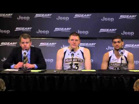 Postgame Press Conference - Marquette vs. St. John's - 2016 BIG EAST First Round