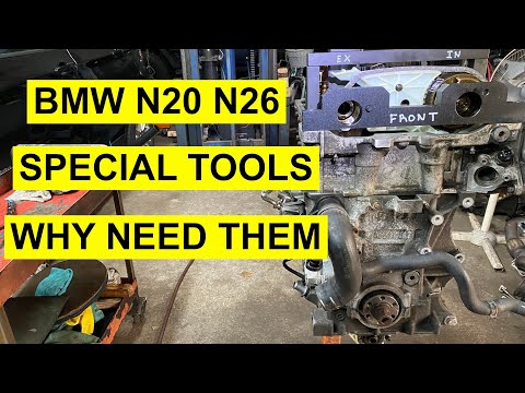BMW N20 N26 Special Tools Needed To Set Up Top Dead Center, Valve Timing & Timing Chain Replacement
