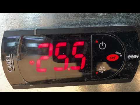 How to navigate Carel Easy Refrigerator controller