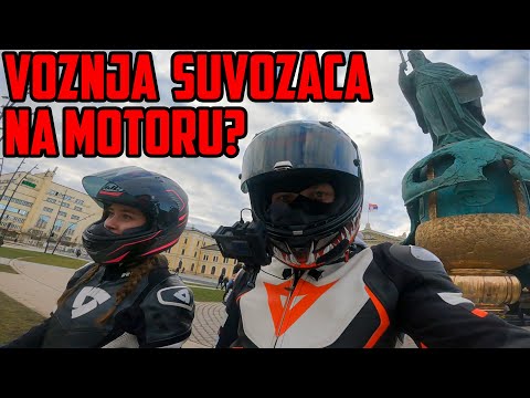 Kako voziti suvozaca na motoru? Part 1 !! + obilazak spomenika + blatnjavi od voznje !!!