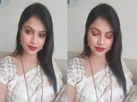 NEW YEAR MAKEUP LOOK - EASY AND GLAMOUROUS - WESTERN AND TRADITIONAL Video