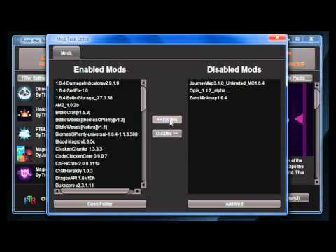 How to Add Rei's Mini Map to FTB Magic World 2 in Minecraft
