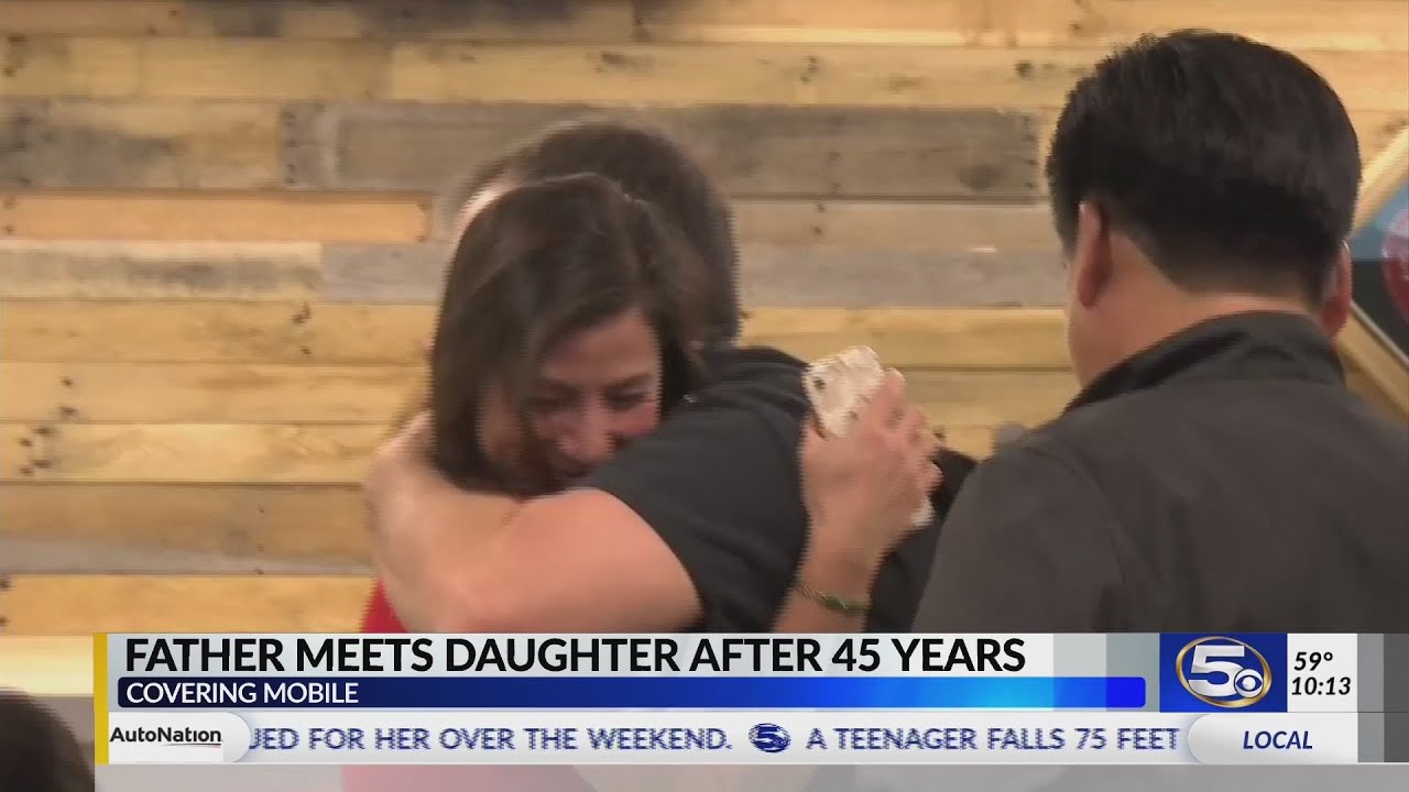 Vietnam veteran meets daughter for first time in 45 years