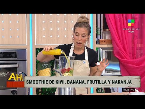El desayuno más rico y saludable: licuado de frutas