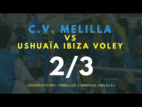 SVM1718 - Jornada 20 - C.V. Melilla - Ushuaïa Ibiza Voley - 2/3