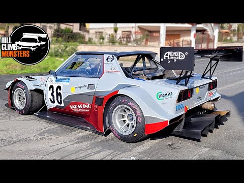 690Kg FIAT X1/9 FERRARI Engine Head || INSANE ONBOARD Longest HillClimb in Europe