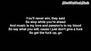 Falling In Reverse - Fuck The Rest | Lyrics on screen | HD