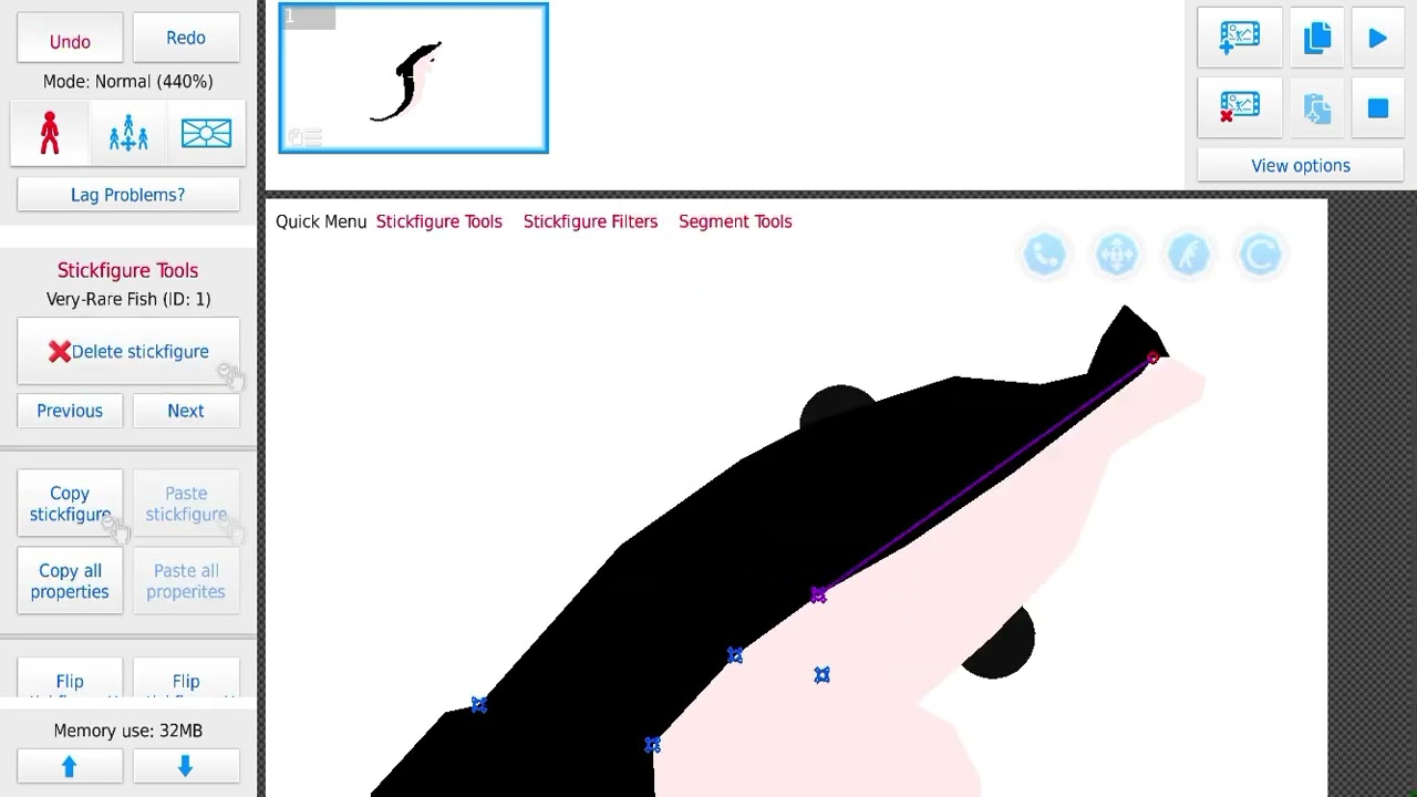 Stick Nodes: Fish Showcase