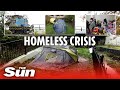 Deprived seaside town drowning under a rising tide of homelessness