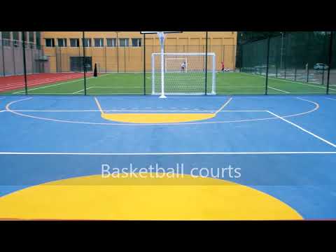 Systems Outdoor Basketball Courts Tennis Kdf Menu