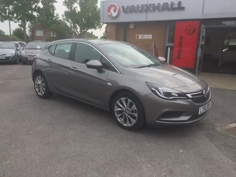 LT66BDE VAUXHALL ASTRA TECH LINE TURBO 5 DOOR HATCHBACK GREY PETROL 2016
