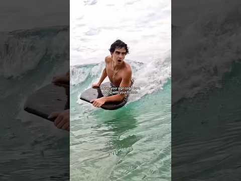 Bodyboarding with the boys! #bodyboard #waves #surf #beach