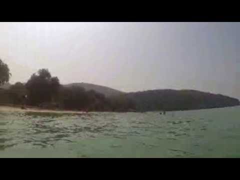 Голубая лагуна Военный пляж в бухте Sai Keaw. GOPRO 