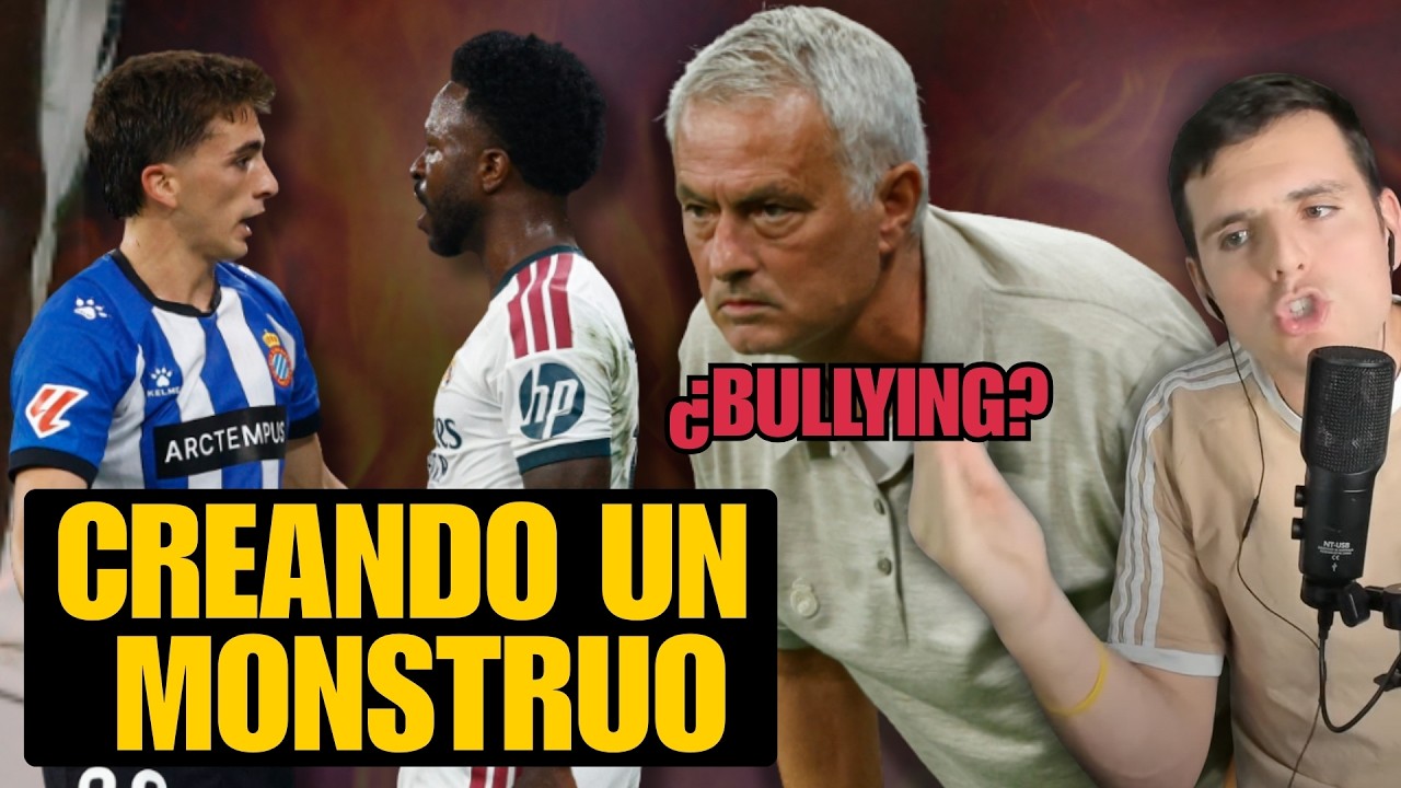 MOURINHO, CUIDADO CON ALIMENTAR EL MONSTRUO VINICIUS: BULLYING ES VERLO JUGAR