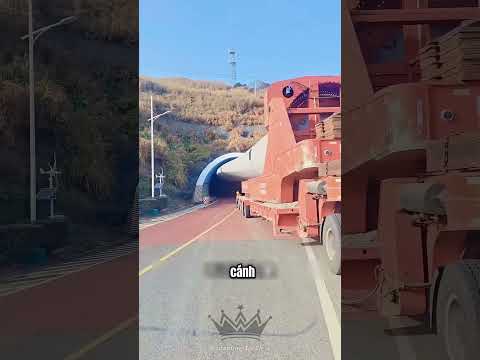 Sự Thật Về Những Phu Xe Vận Chuyển Cánh Quạt Gió Dài 70 Mét!