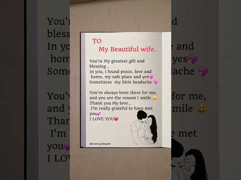 To my beautiful wife, I love you deeply ❤️ #lovemessages #lovequotes #couple