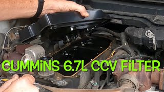 Ram Cummins 6.7 Perform Service Message CCV Filter Change