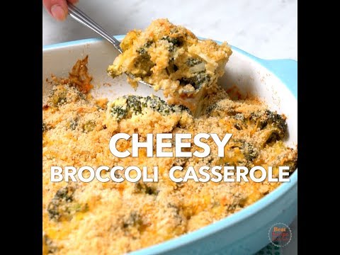 Cheddar & Parmesan Broccoli Casserole - Eat your Veggies!