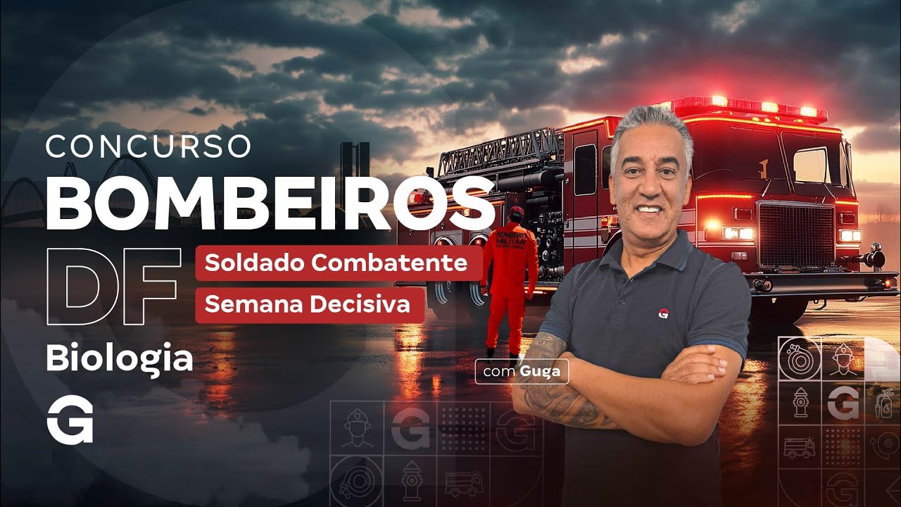 Concurso Bombeiros DF Soldado Combatente: Semana Decisiva | Biologia