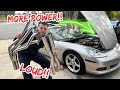 C6 CORVETTE GETS LONGTUBE HEADERS LOUD!!! (SPELAB REVIEW)