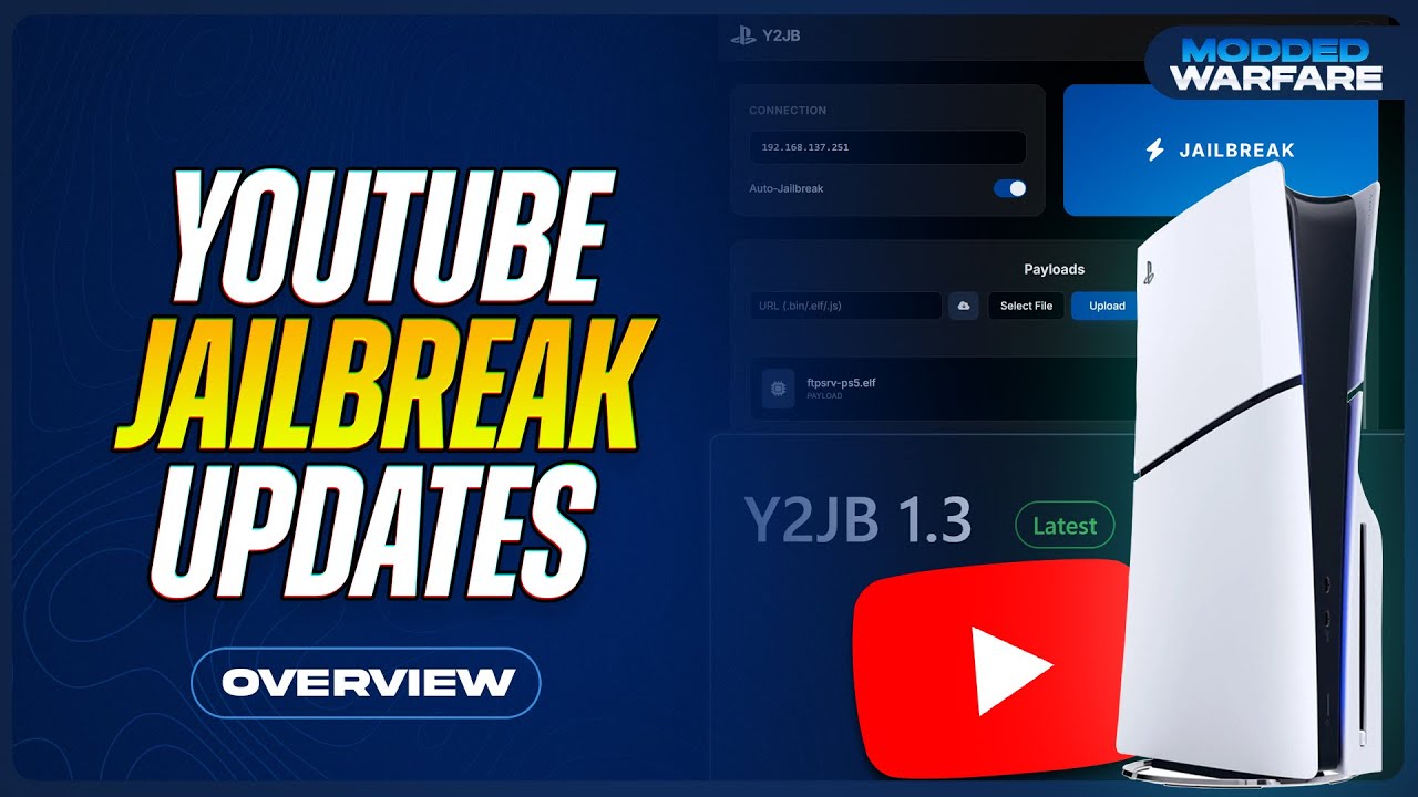 PS5 Y2JB Updates: Y2JB 1.3, Autoloader 0.4, WebUI & Update Blocker!