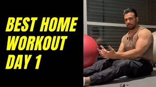 30 Minutes Complete Chest and Triceps HIIT Workout With Dumbbell [ No 