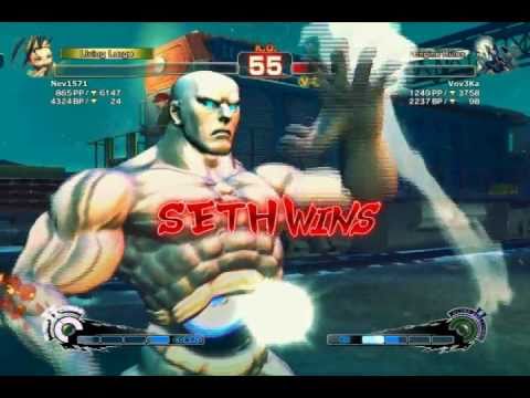 SSF4 AE pc - Seth online match 1