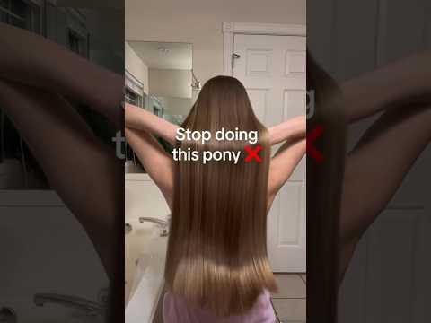 No more boring ponies ✨🐎 #hairstyle #hairtok #haircareroutine #myhair #ponytail