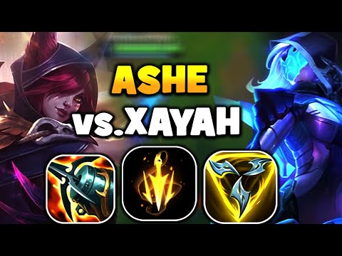 ASHE VS XAYAH ADC GAMEPLAY
