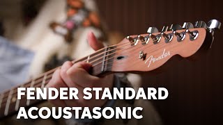 Video thumbnail for Fender Standard Series Acoustasonic Telecaster and Jazzmaster Guitar | Sound Demo | NAMM 2025 by Sweetwater Soundcheck