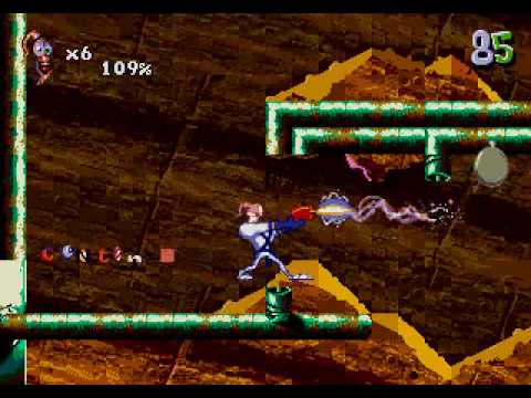 Earthworm Jim 2 for Genesis Part 2 - Lorenzen's Soil