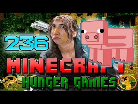 Minecraft: Hunger Games w/Mitch! Game 236 - PIGGY POWER!
