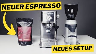 Neuen Espresso einstellen mit Solis und Graef Setup!