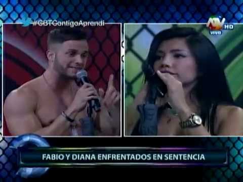 COMBATE: Diana Sanchez le dice a Fabio Agostini que no tiene cerebro