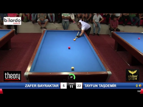 ZAFER BAYRAKTAR & TAYFUN TAŞDEMİR Bilardo Maçı - HATAYIN ANVATANA KATILIŞ KUPASI-2. Tur