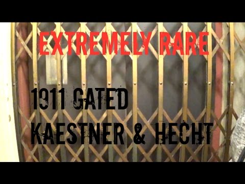 EXTREMELY RARE 1911 Kaestner & Hecht Gated Elevator - Pittsburgh, PA