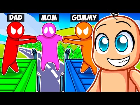 Trolling MY FAMILY in Gang Beasts...
