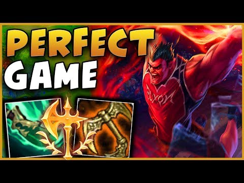 OMG?!? I HAVE A PERFECT GAME AGAINST DARIUS!!! RENEKTON VS DARIUS!!! PATCH 9.11